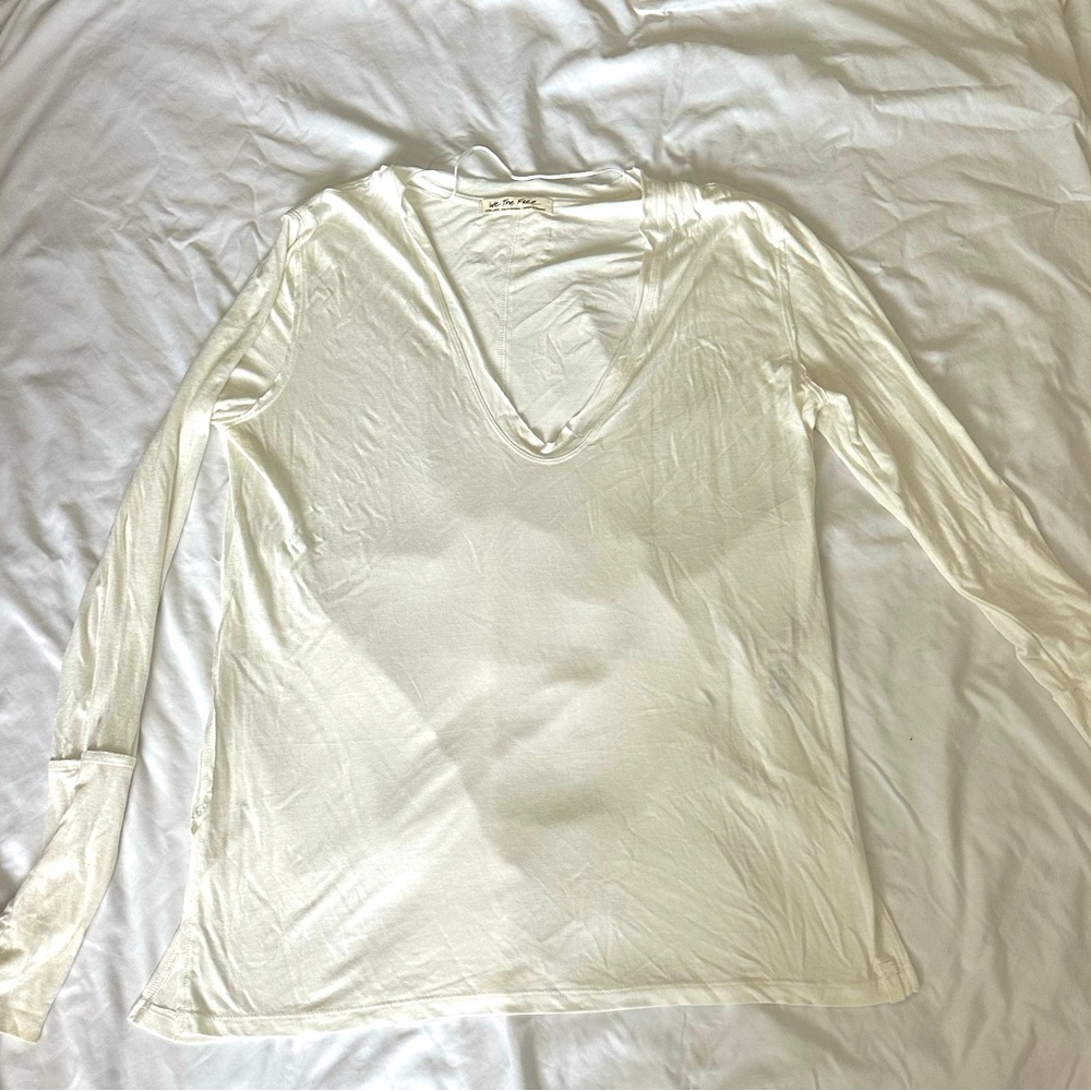 Free People | Fresh And Clean Long Sleeve {Ivory} XL